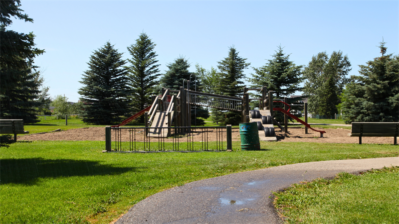 Park with greenery