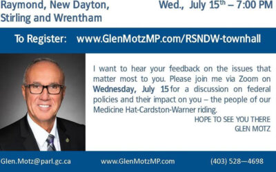 Virtual Town Hall Hosted by MP Glen Motz
