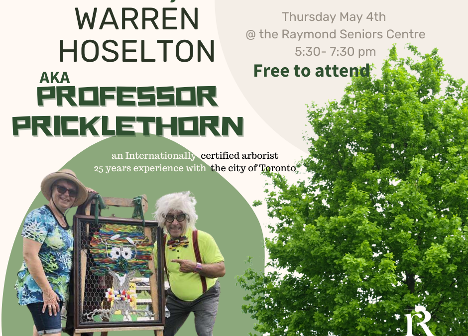 Welcoming Warren Hoselton, aka Professor Picklethorn