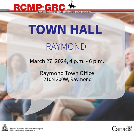 RCMP and RRPSS Joint Town Hall Meeting – March 17, 2024